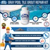 Pool Patch Gray Pool Tile Grout Repair Kit, 10-Pound, Gray