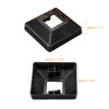 uxcell Post Skirt, 4pcs 31x31mm/1.22x1.22 Plastic Split Style Post Base