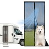 Zejoot Universal Magnetic Screen Door for RV, Tear-Resistant RV Mosquito