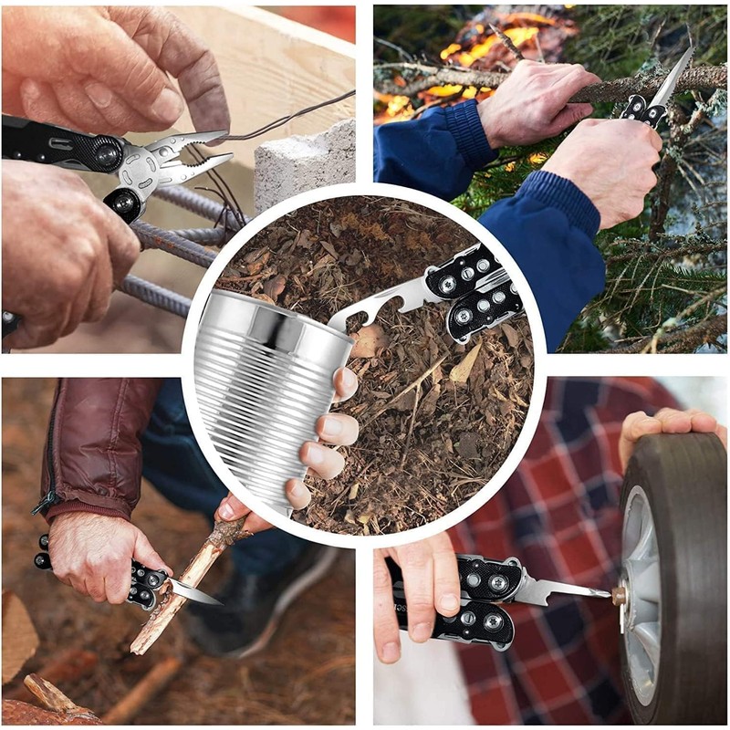 Multifunctional Pliers, 14 in 1 Multitools, Foldable Multitool with Nylon