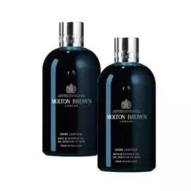 Molton Brown 몰튼브라운 다크 레더 배쓰 샤워 젤 300ml 2개 Molton Brown Dark Leather Bath Shower Gel 300ml 2pcs