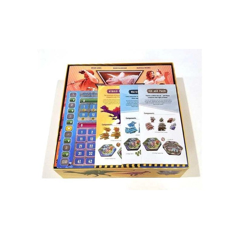 Tabletop Terrain Dinosaur World with Expansions Board Game Insert /