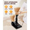 FORLIM Shoe Dryer Adjustable Temperature with 24-Hour Delay Timer, Portable