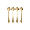 Bialetti - Bridgerton Set 4 cucchiaini dorati, Acciaio