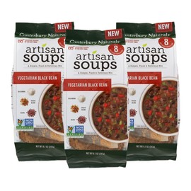 Canterbury Naturals Artisan Soup Mix, Vegetarian Black Bean Soup Mix, Non-GMO, Makes 8 Servings, 8.7-Ounce Bag (Pack of 3)