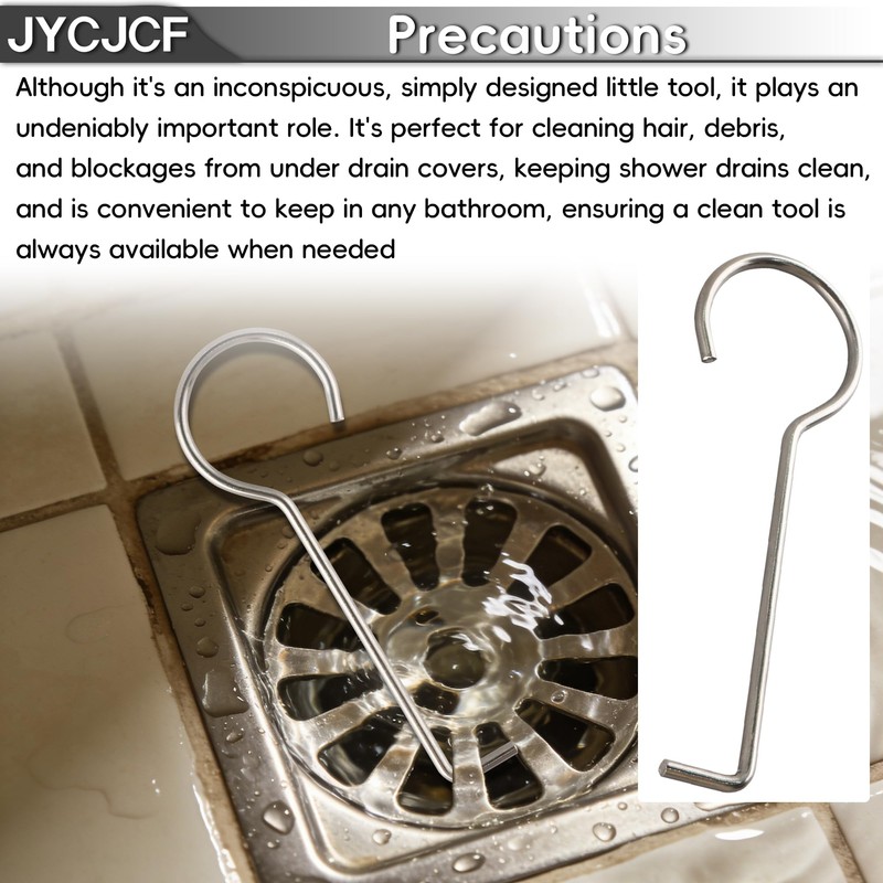 Stainless Steel Drain Key Lifting Hooks - Rustproof Drain Grate