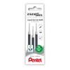 Pentel EnerGel 0.7mm Refill Wallet of 3 - Green