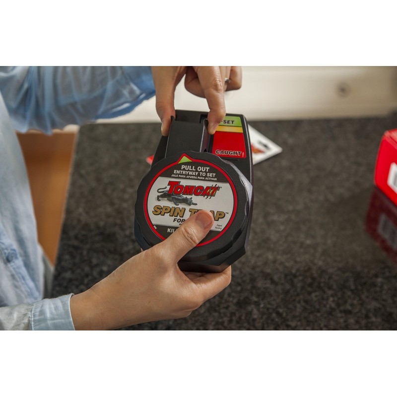 Tomcat Spin Trap for Mice, 2-Pack (Mouse Trap)