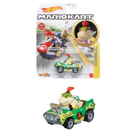 Hot Wheels HDB27 Bowser Jr. Fire Hot Rod, 3 Years Old and Up, Green