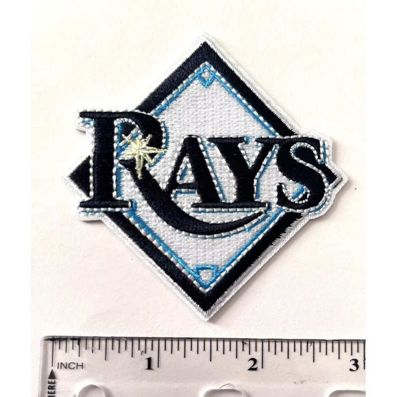 TAMPA BAY RAYS EMBROIDERED IRON ON PATCH 2.75” X 2.75”