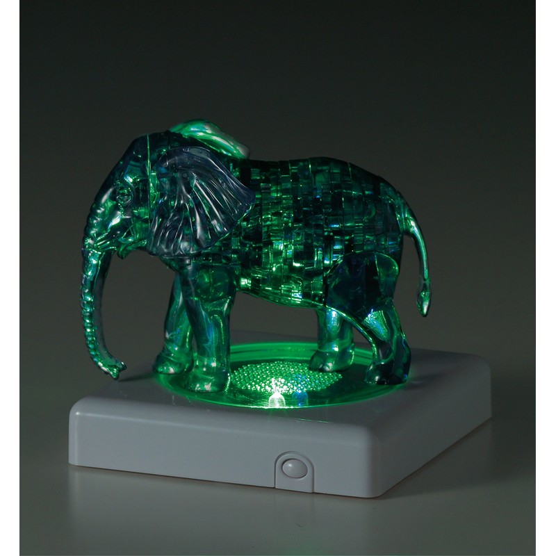 41 piece Crystal puzzle Elephant