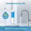 AQUA CREST 5KDC Under Sink Water Filtration System, Direct Connect
