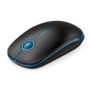 VssoPlor Wireless Mouse, 2.4G Slim Portable Computer Mice with Nano