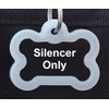 Silencer for Stainless Steel Bone Shape ID tag, Glow in