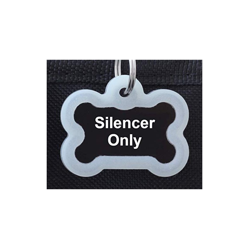 Silencer for Stainless Steel Bone Shape ID tag, Glow in