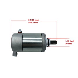 H&H Parts Starter w/ Relay Solenoid For Polaris Worker 335 500 1999-2001/ Xplorer 500 1997