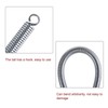 sourcing map PVC Pipe Bending Spring 13.2mm OD 550mm Long