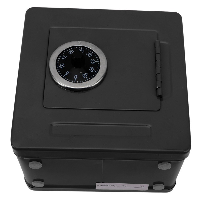Password Box Durable Metal Password Cash Can Multifunctional Coded Lock