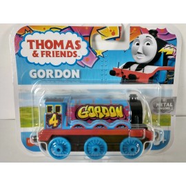 Fisher-Price Graffiti Gordon Thomas & Friends Push Along Metal Engine Train