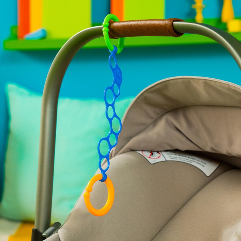 Kids II Japan Bright Starts O-Link Baby Stroller Toy, Stroller