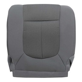 Wyrxalon Steel Gray Front Driver Side Bottom Replacement Cloth Seat Covers Compatible with Ford F250 F350 F450 F550 2011 2012 2013 2014 2015 2016