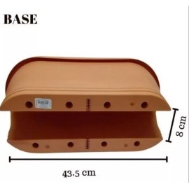 Maceta Para Barandal Balcón Color Terracota 3 Piezas