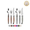 Jean Duveau Laguiole Dinner 3-piece 6-piece set for 2 NEW color, tonic neon pink / 장듀보 라귀올 디너 3종 2인 6P 세트 NEW 컬러, 토닉네온핑크