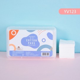 Yousha Stretchable Thin Non-Woven Cotton Pads, Waterproof Makeup Remover, 1000-Count Box Free Size/B228 (Butterfly Edition) 10ea
