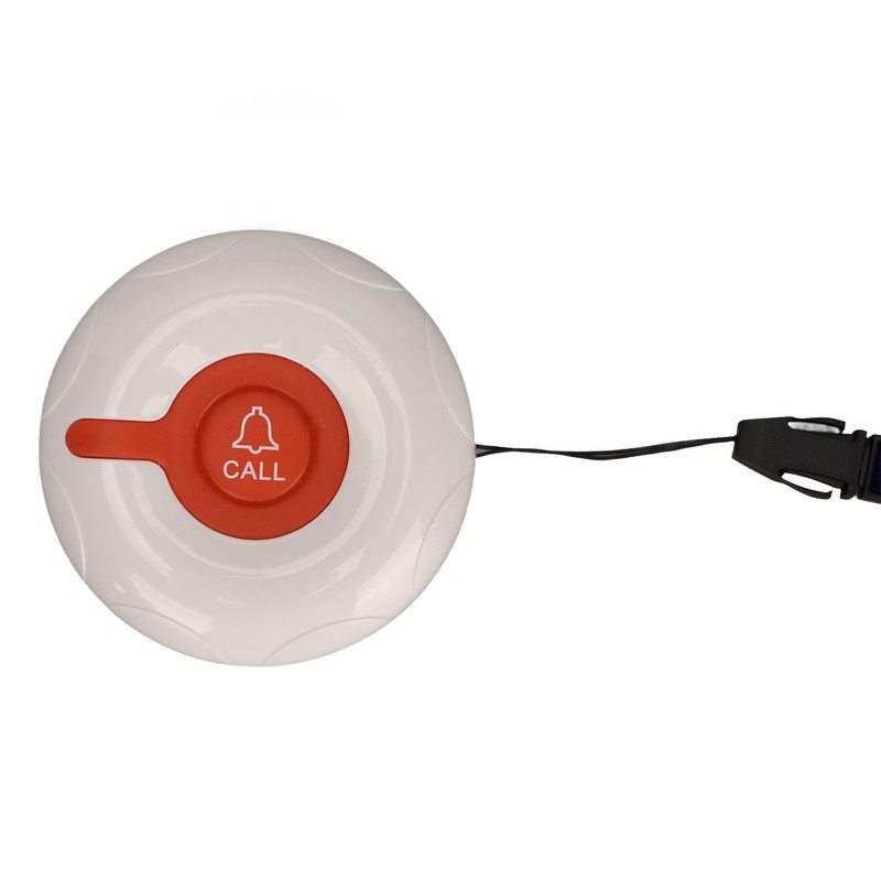 Elderly Monitoring Call Button 4 Gear Volume Adjustment Wireless ABS