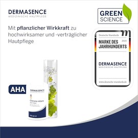 DERMASENCE Chrono Retare AHA Toner, 160 ml, Facial Toner with Fruit Acid for Callunization, Pores & Dry Skin, Removes Dead Skin Cells, Moisturises, Smooths the Skin, Vegan