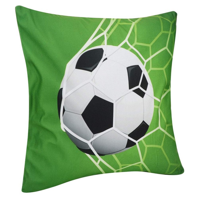 Cikonielf 2Pcs Sofa Pillow Case, Sports Ball Pattern Style Cushion