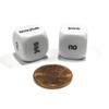 Koplow Games Set of 2 D6 16mm Yes, No, Maybe