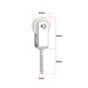 Create idea 10Pcs 25mm Pulley Rope Nylon Hanging Pulleys Clothesline