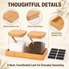 Mowhut 2 Piece Salt and Pepper Containers Set, Salt Cellar