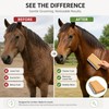 Horse Shedding Tool for Coat Care – Wooden-Handle Grooming Blade