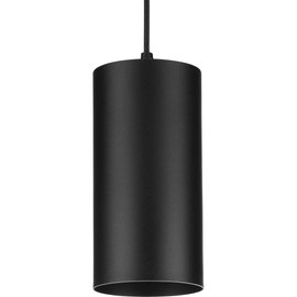 Progress Lighting P500356-031 6IN CYL RNDS Cylinder, Black, 12.00x6.00x6.00