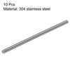sourcing map M4 x 100 mm Fully Threaded Rod 304