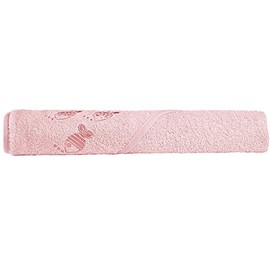 Odenwälder Cool Fish Hooded Bath Towel 100 x 100 cm Light Coral