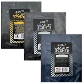 Super Sheet Under the Seat Car Air Fresheners: The Best Car Air Freshener and Odor Eliminators - Long Lasting Car Fresheners (Large Platinum + Large Gold + Large Silver, 3 Packs Combo Kit)