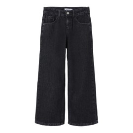NAME IT Girl Jeans Wide Fit, Dark Grey Denim