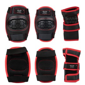 boruizhen Kids Knee Pads Elbow Pads with Wrist Guards Protective Gear Set for Skating Cycling BMX Bike Skateboard Inline Scooter Riding Sports