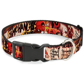 Buckle-Down Deadpool Kills Deadpool #2 Cover Dynamite Chimichanga Breakaway Cat Collar, 1/2" x 9-15"/Large