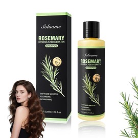 Rosemary Shampoo for Hair Growth for Women and Men, Hair Thickening Shampoo, Contains Hydrolyzed Keratin for Strengthening and Thickening for Fine Hair and Hair Loss 220ml