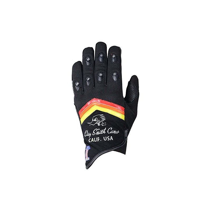CLAY SMITH CSY-3905 2o'clock Mesh Gloves (M, Black/Black)