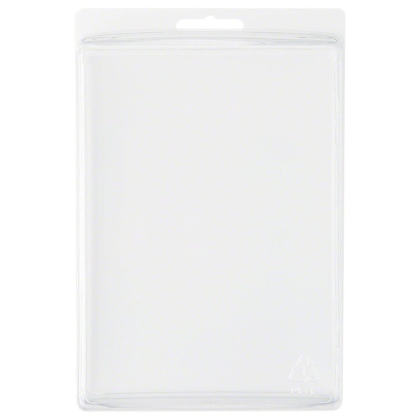 Collecting Warehouse Clear Plastic Clamshell Package/Storage Container, 6.63" H x 4.75" W x 1.75" D, Pack of 10