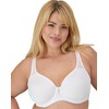 Wonderbra Plus Support Underwire Full Coverage Bra, White, 40C US