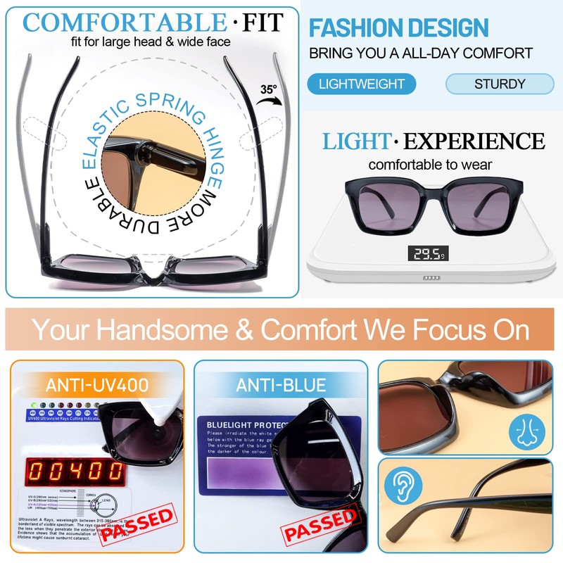 MARE AZZURO Reader Sunglasses 3.5 Men