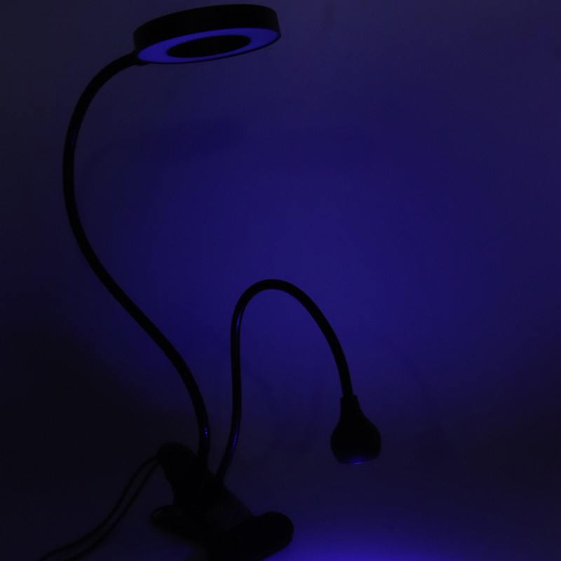 2 in 1 Gooseneck Curing Lamp USB Interface Adjustable Bendable