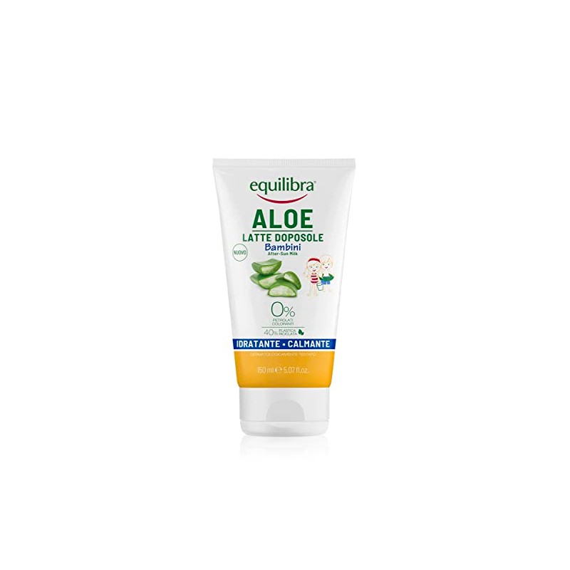 equilibra Solari, Aloe Latte Doposole Bambini, a Base di Olio