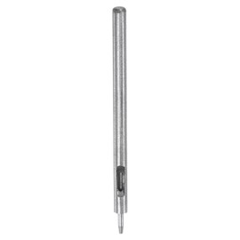 sourcing map Leather Hole Punch 1.2mm Straight Round Punch Grommet Snap Rivet Setter for Leather Craft Clothing Handbag Fabric Curtain
